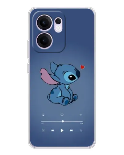 Чехол для OPPO A5x 5G с картинкой «Музыкальный Stitch»