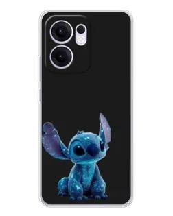 Чехол для OPPO A5x 5G с картинкой «Стич на черном» Чехол для OPPO A5x 5G с картинкой «Стич на черном»