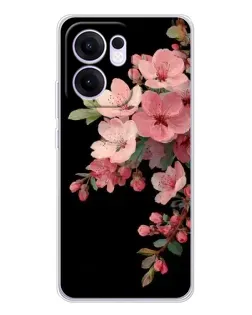 Чохол для OPPO A5x 5G з картинкою «Рожева гілка сакури»