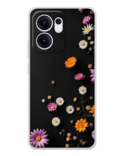 Чохол для OPPO A5x 5G з картинкою «Квіткова композиція»