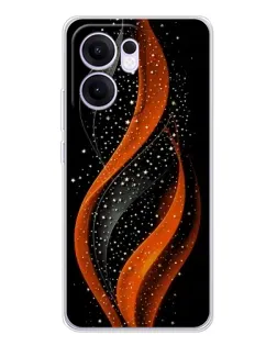 Чохол для OPPO A5x 5G з картинкою «Вогняна зоряна хвиля»