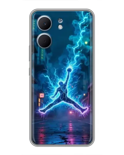 Чохол для OPPO A5x з картинкою «Jordan Gold Jumpman»