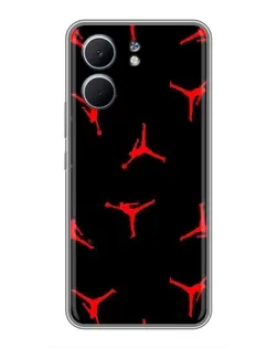 Чохол для OPPO A5x з картинкою «Jordan Red Pattern»