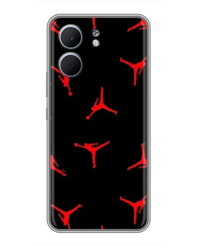 Чохол для OPPO A5x з картинкою «Jordan Red Pattern»