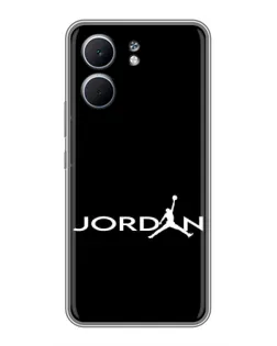 Чохол для OPPO A5x з картинкою «Jordan White Logo»