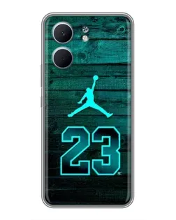 Чохол для OPPO A5x з картинкою «Jordan Cyan 23»