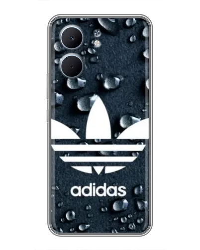 Чехол для OPPO A5x с картинкой «Adidas Trefoil Blue»