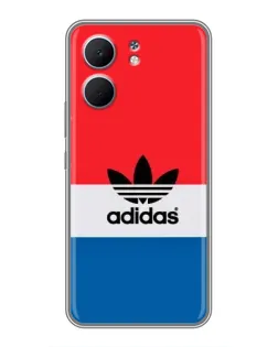 Чехол для OPPO A5x с картинкой «Ретро блоки Adidas»