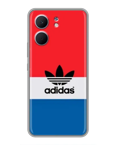 Чехол для OPPO A5x с картинкой «Ретро блоки Adidas»