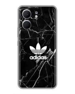 Чехол для OPPO A5x с картинкой «Белый мрамор Adidas»