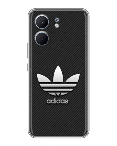 Чехол для OPPO A5x с картинкой «Adidas Карбоновая текстура»