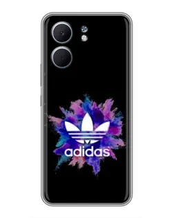 Чехол для OPPO A5x с картинкой «Взрыв красок Adidas»