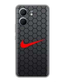 Чохол для OPPO A5x з картинкою «Nike — карбонова сітка»