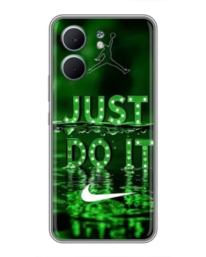 Чохол для OPPO A5x з картинкою «Зелений неоновий Nike»