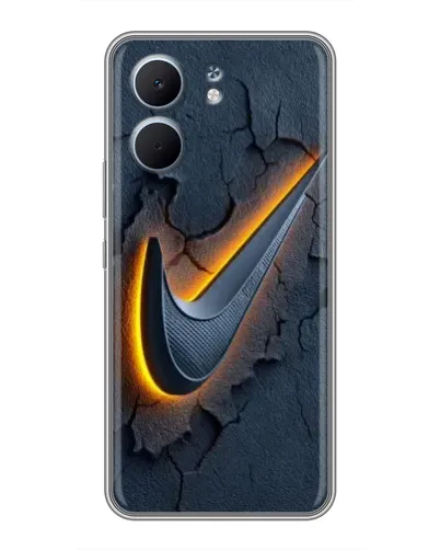 Чохол для OPPO A5x з картинкою «Об'ємний логотип Найк»