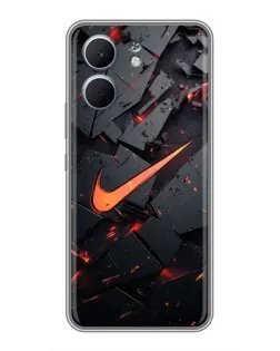 Чохол для OPPO A5x з картинкою «Nike — ефект розломів»