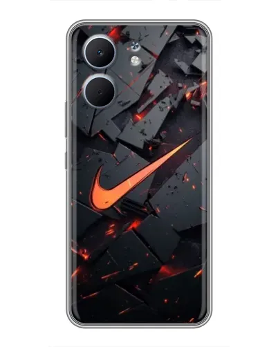 Чохол для OPPO A5x з картинкою «Nike — ефект розломів»