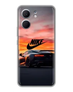 Чохол для OPPO A5x з картинкою «Nike та суперкар»