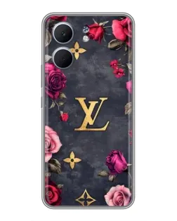 Чехол для OPPO A5x с картинкой «Цветочный Louis Vuitton»
