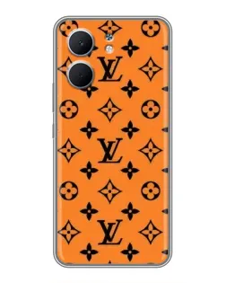 Чехол для OPPO A5x с картинкой «Оранжевый стиль LV»