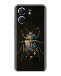 Чехол для OPPO A5x с картинкой «LV — мраморный принт»