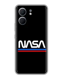 Чохол для OPPO A5x з картинкою «NASA — класика Red Blue»