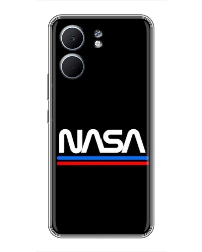 Чохол для OPPO A5x з картинкою «NASA — класика Red Blue»