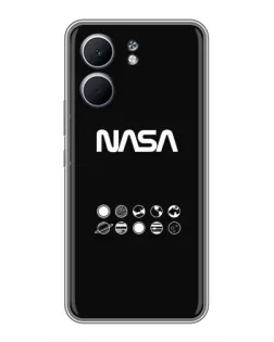 Чохол для OPPO A5x з картинкою «NASA — технічний принт»