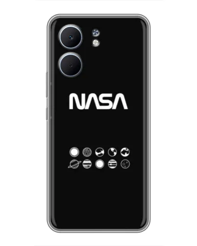 Чохол для OPPO A5x з картинкою «NASA — технічний принт»