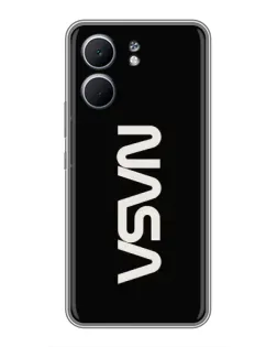 Чохол для OPPO A5x з картинкою «NASA — вертикальний логотип»