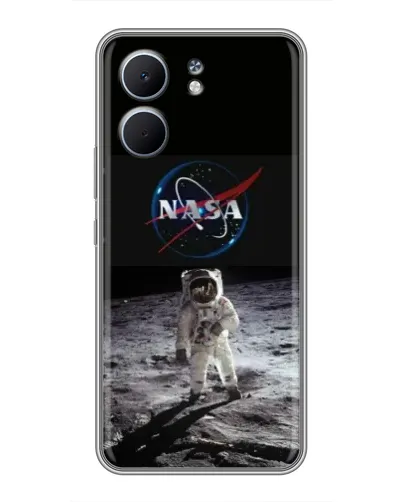 Чохол для OPPO A5x з картинкою «Астронавт на Місяці»