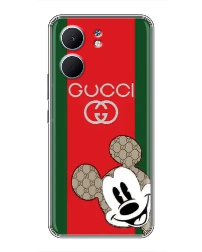 Чехол для OPPO A5x с картинкой «Gucci — полосы и Микки» Чехол для OPPO A5x с картинкой «Gucci — полосы и Микки»