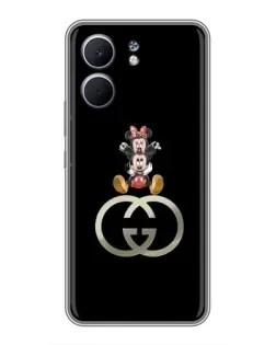 Чехол для OPPO A5x с картинкой «Минни Маус на лого»