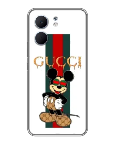 Чехол для OPPO A5x с картинкой «Микки Маус Gucci — полосы» Чехол для OPPO A5x с картинкой «Микки Маус Gucci — полосы»
