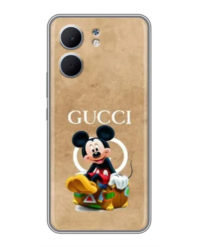 Чехол для OPPO A5x с картинкой «Микки Маус Gucci — крафт» Чехол для OPPO A5x с картинкой «Микки Маус Gucci — крафт»