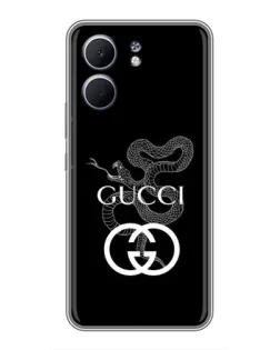 Чехол для OPPO A5x с картинкой «Gucci — серебряная змея»