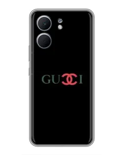 Чехол для OPPO A5x с картинкой «Gucci — красный градиент»