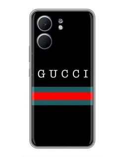 Чехол для OPPO A5x с картинкой «Gucci — красный пояс»