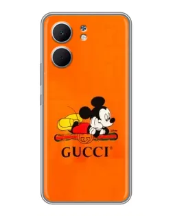 Чехол для OPPO A5x с картинкой «Микки Маус Gucci — оранж»