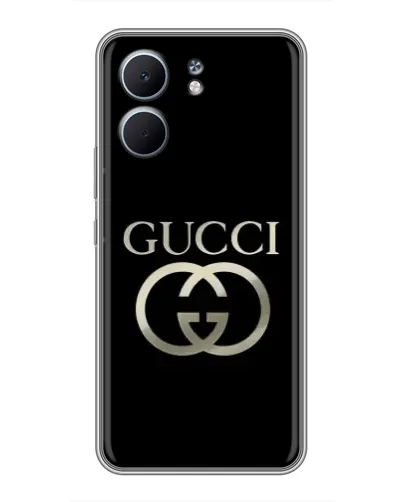 Чехол для OPPO A5x с картинкой «Gucci — золото на черном» Чехол для OPPO A5x с картинкой «Gucci — золото на черном»