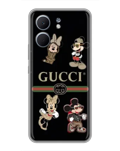 Чехол для OPPO A5x с картинкой «Gucci — герои Disney и монограмма» Чехол для OPPO A5x с картинкой «Gucci — герои Disney и монограмма»