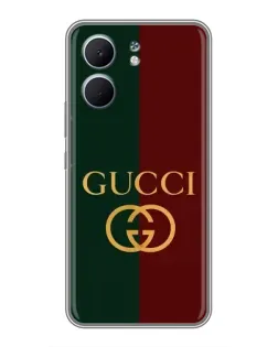 Чехол для OPPO A5x с картинкой «Gucci — темно-зеленый градиент»