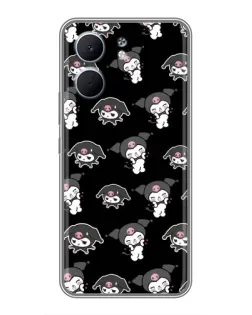 Чохол для OPPO A5x з картинкою «Чорний паттерн Kuromi» Чохол для OPPO A5x з картинкою «Чорний паттерн Kuromi»