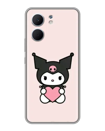 Чохол для OPPO A5x з картинкою «Kuromi та серце»