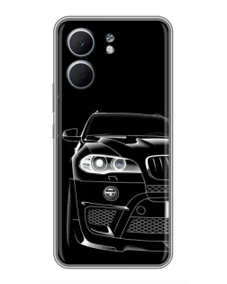 Чохол для OPPO A5x з картинкою «Темний силует BMW»