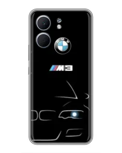 Чохол для OPPO A5x з картинкою «Мінімалістичний принт BMW M3»