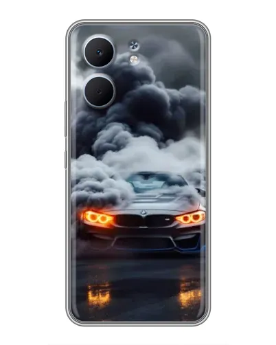 Чохол для OPPO A5x з картинкою «BMW у диму» Чохол для OPPO A5x з картинкою «BMW у диму»