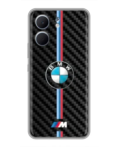 Чохол для OPPO A5x з картинкою «Емблема BMW та карбон» Чохол для OPPO A5x з картинкою «Емблема BMW та карбон»