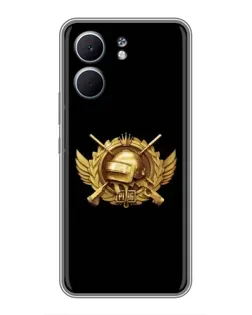 Чохол для OPPO A5x з картинкою «PUBG — помаранчевий градієнт»