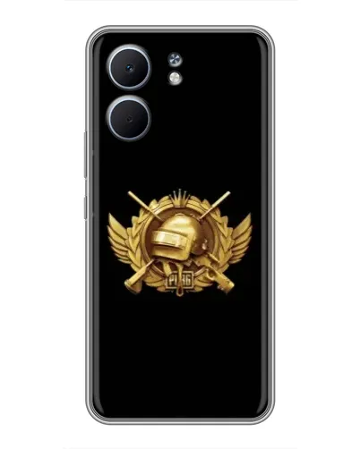Чохол для OPPO A5x з картинкою «PUBG — помаранчевий градієнт»